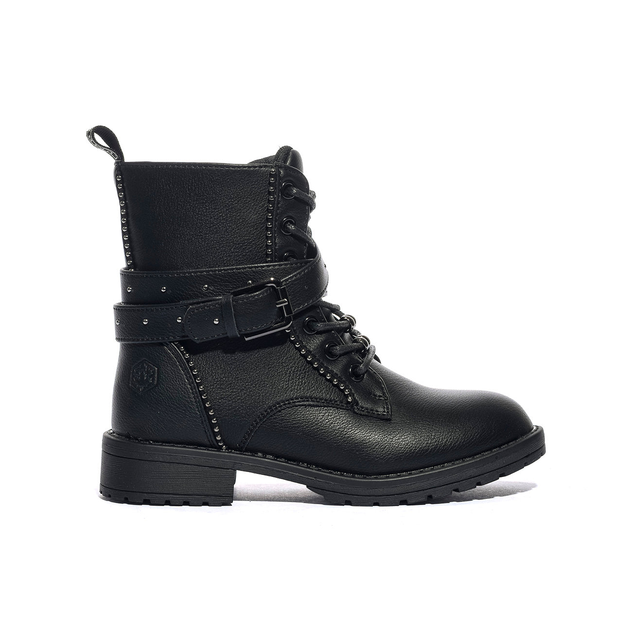 LUMBERJACK 102226601 BLACK Anfibi Bambina 