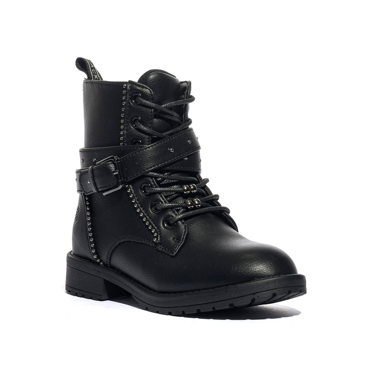 LUMBERJACK 102226601 BLACK Anfibi Bambina 