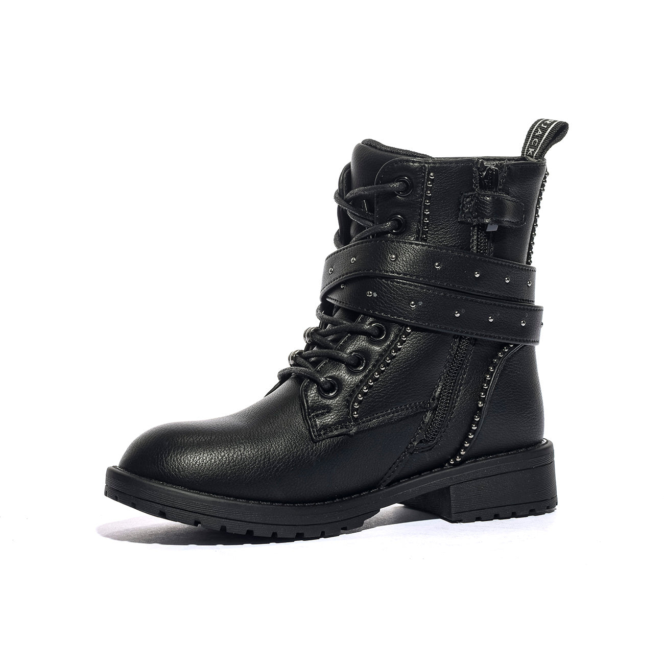 LUMBERJACK 102226601 BLACK Anfibi Bambina 