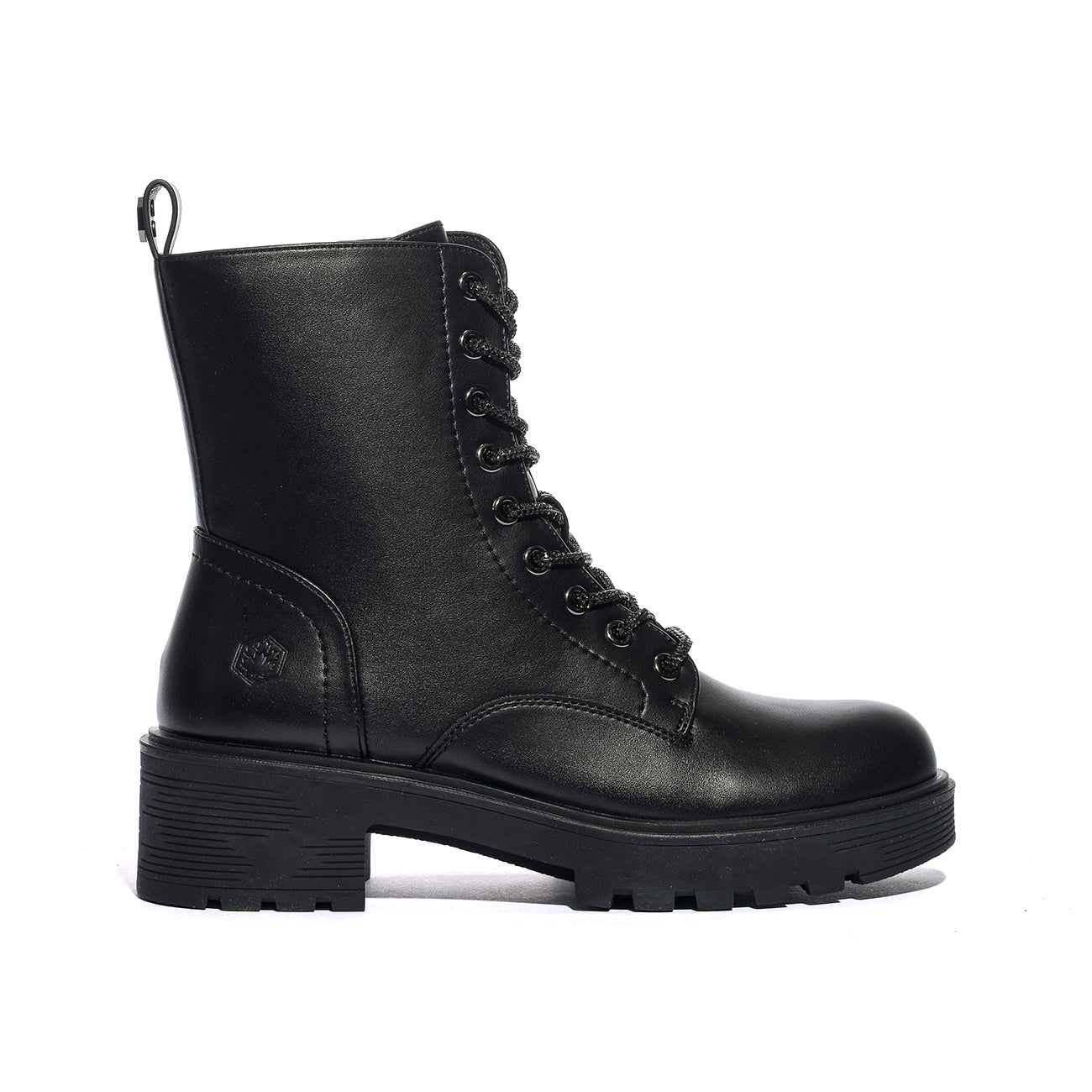 LUMBERJACK 102230240 BLACK Anfibi Donna 