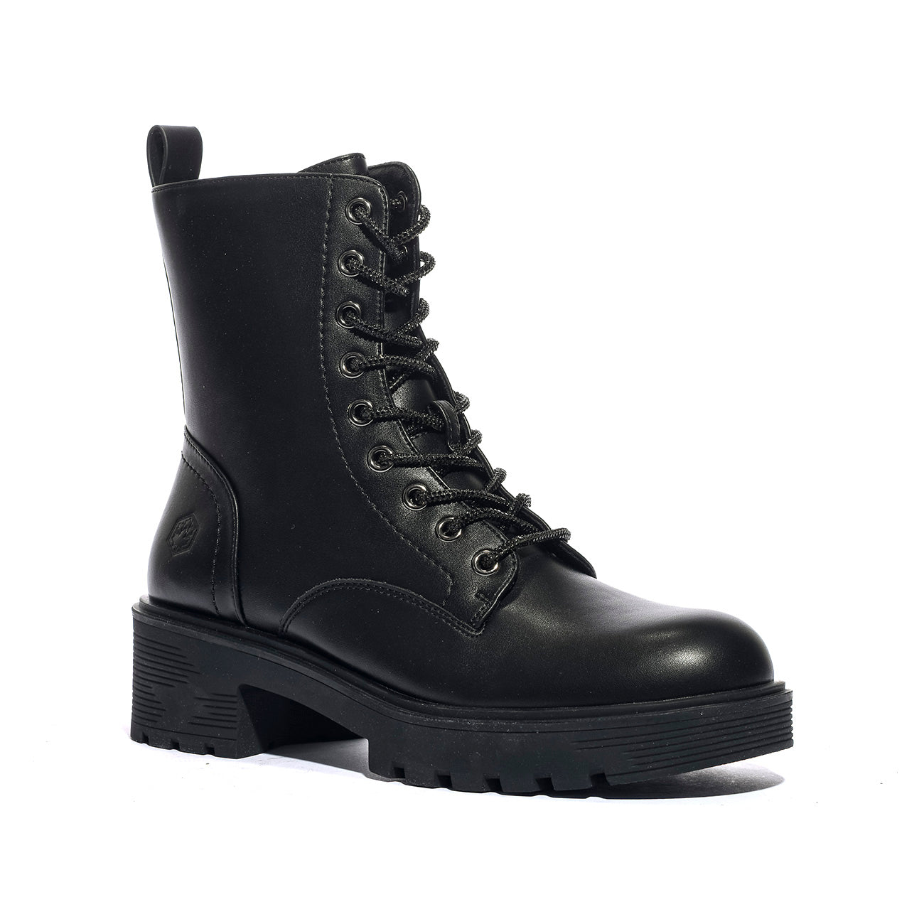 LUMBERJACK 102230240 BLACK Anfibi Donna 