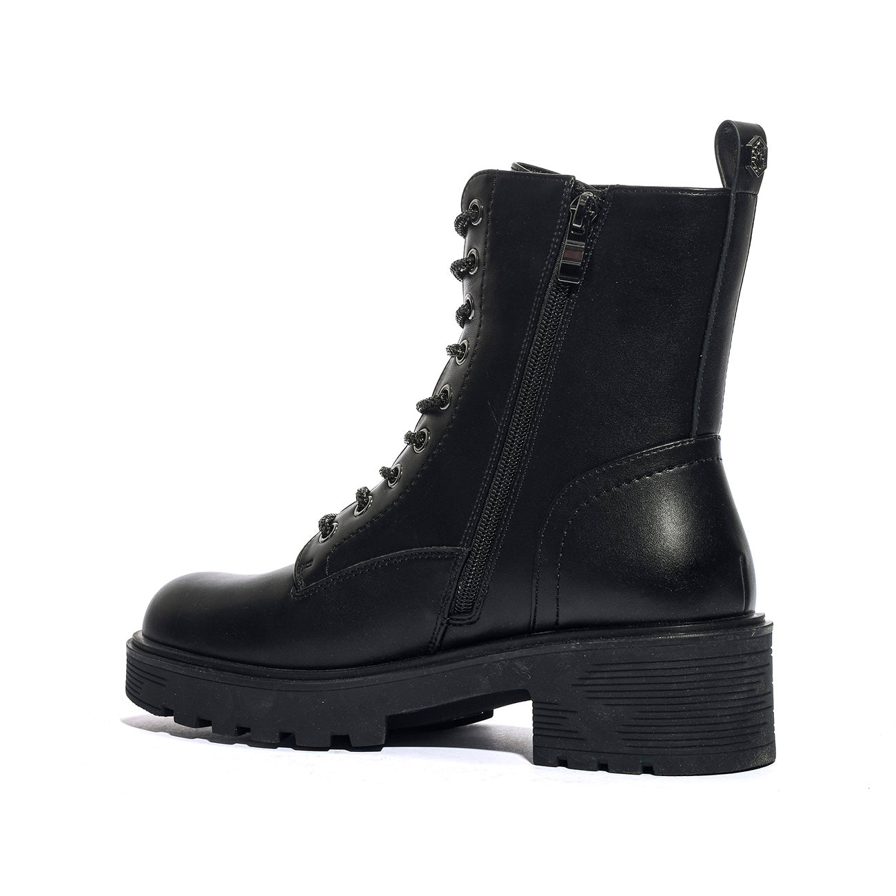 LUMBERJACK 102230240 BLACK Anfibi Donna 