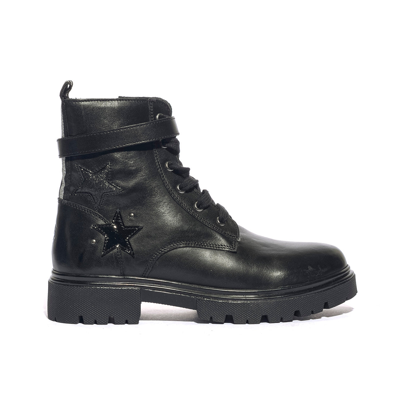 LUMBERJACK SGH1601-002-B01-CB001 BLACK Anfibi Bambina 