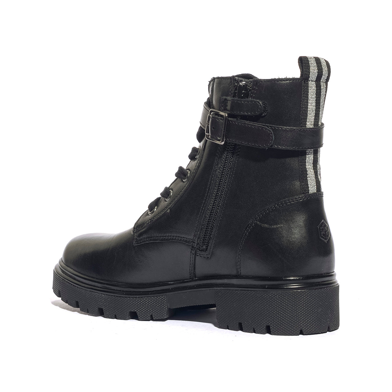 LUMBERJACK SGH1601-002-B01-CB001 BLACK Anfibi Bambina 