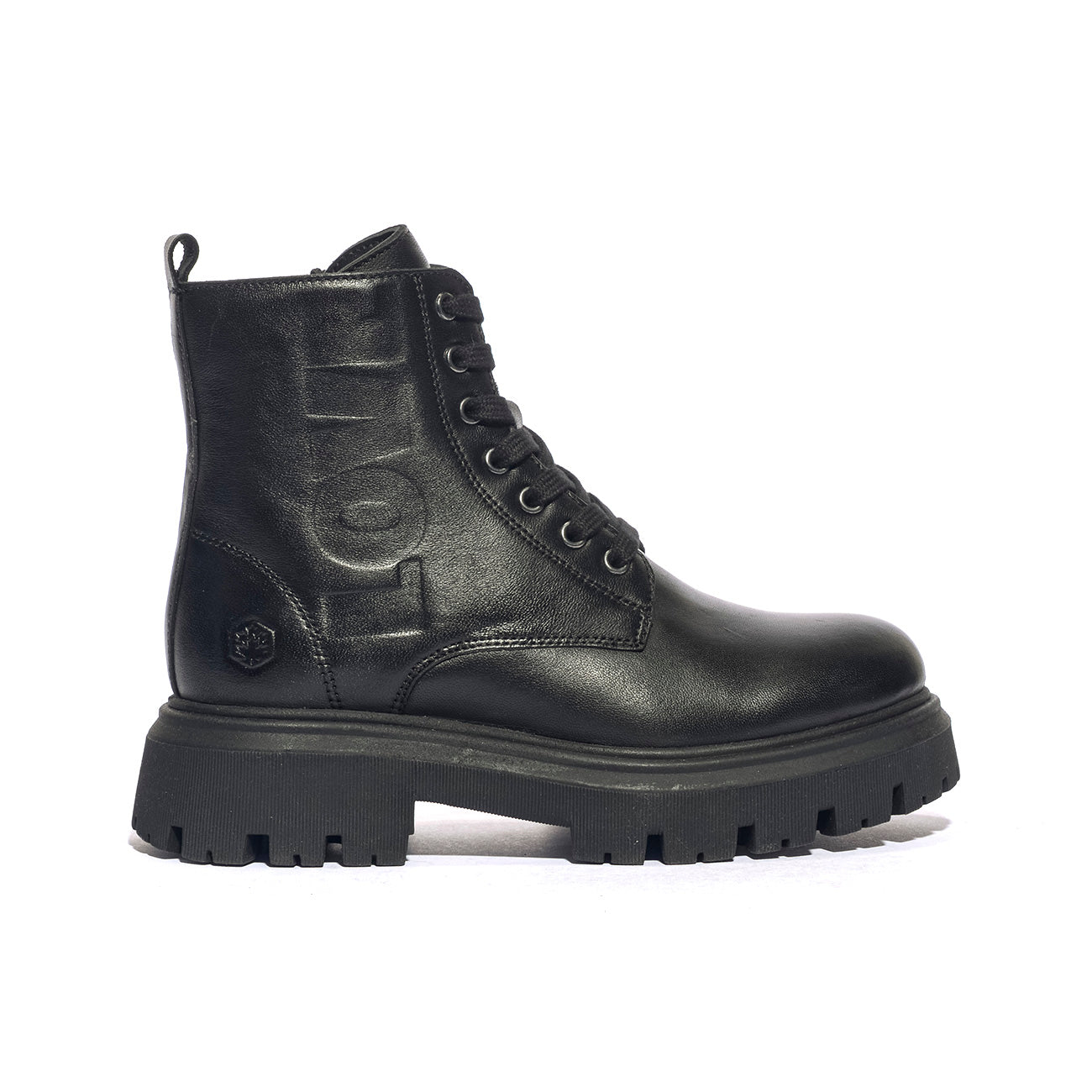 LUMBERJACK SGH1701-001-B01-CB001 BLACK Anfibi Bambina 