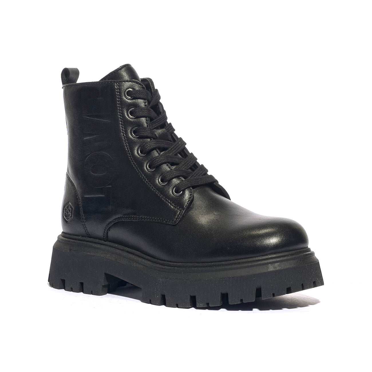 LUMBERJACK SGH1701-001-B01-CB001 BLACK Anfibi Bambina 