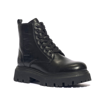 LUMBERJACK SGH1701-001-B01-CB001 BLACK Anfibi Bambina 