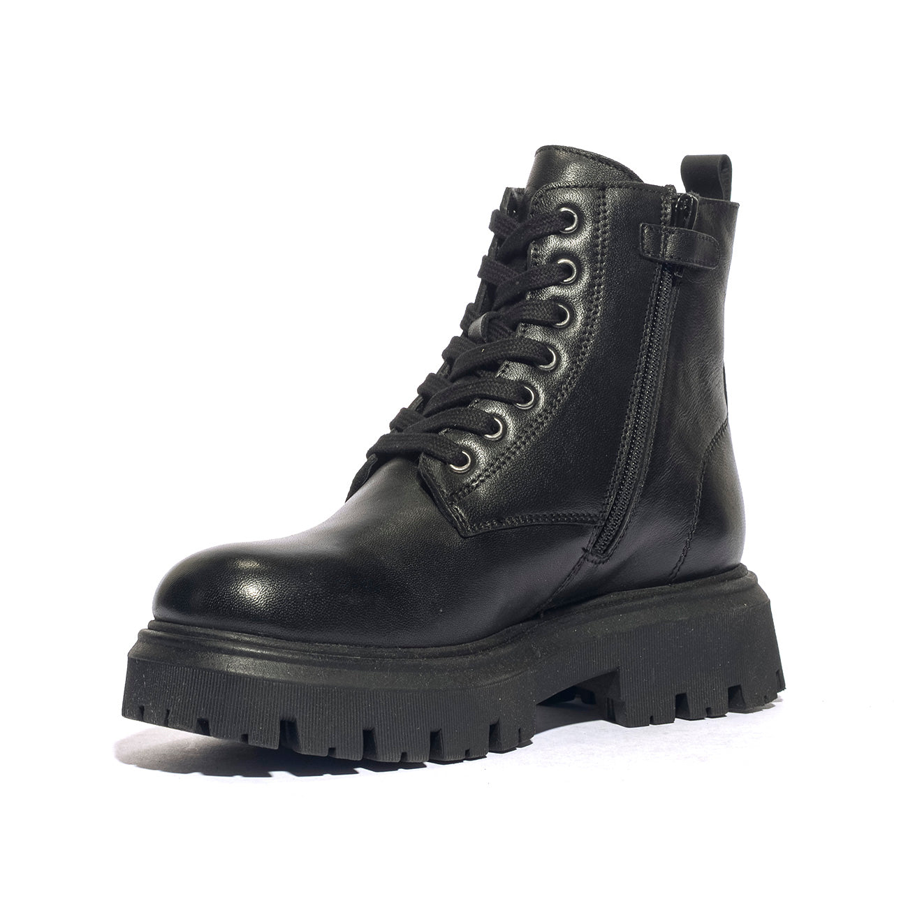 LUMBERJACK SGH1701-001-B01-CB001 BLACK Anfibi Bambina 