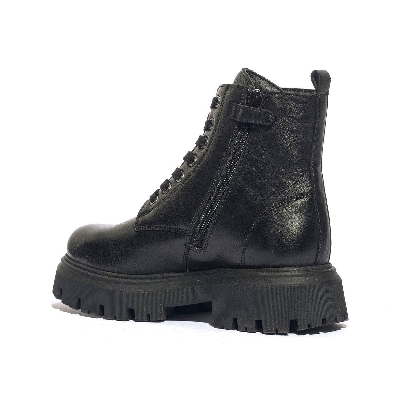 LUMBERJACK SGH1701-001-B01-CB001 BLACK Anfibi Bambina 