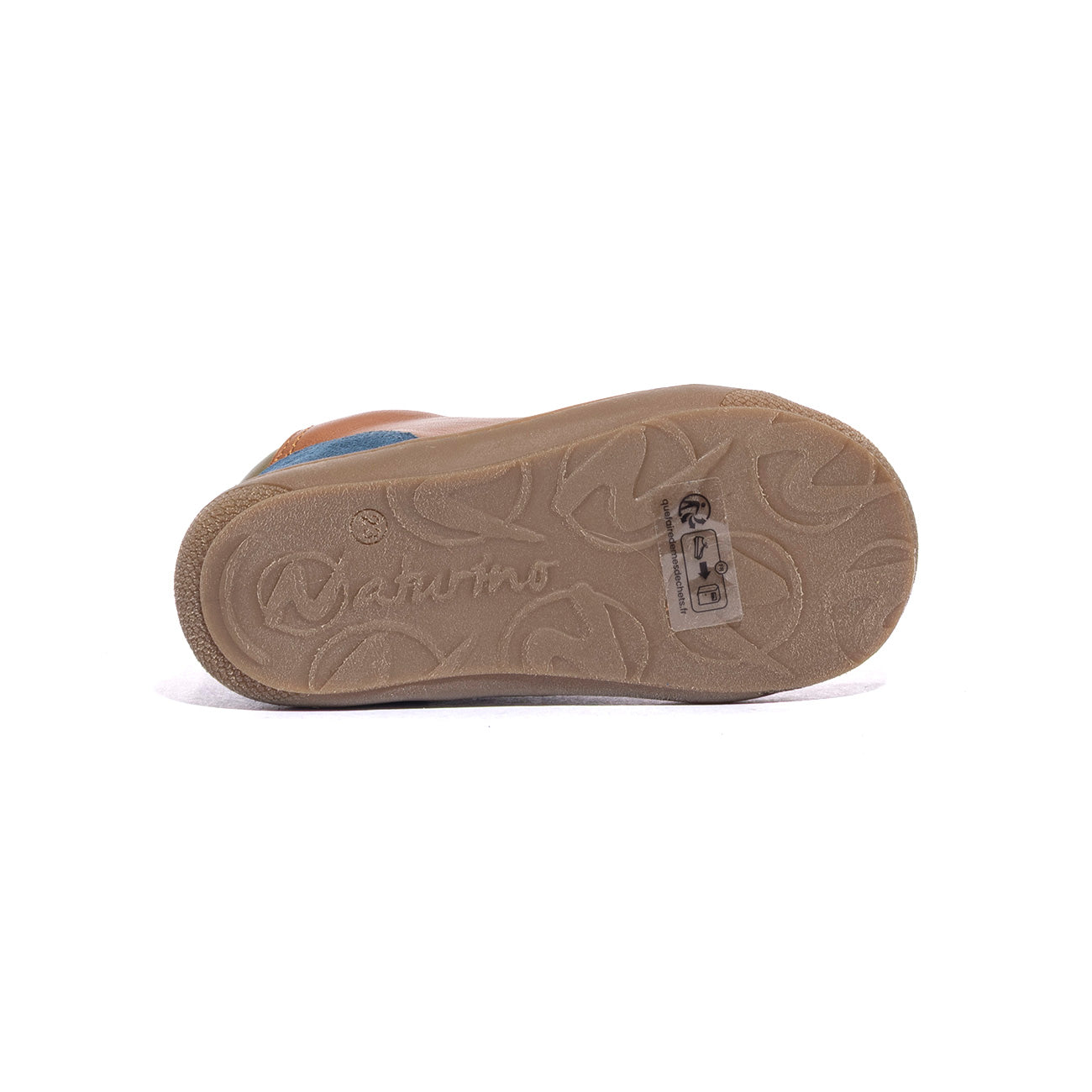 NATURINO 0012015282.01.1D97 SAND COGNAC INDIGO Sneakers Bambino 