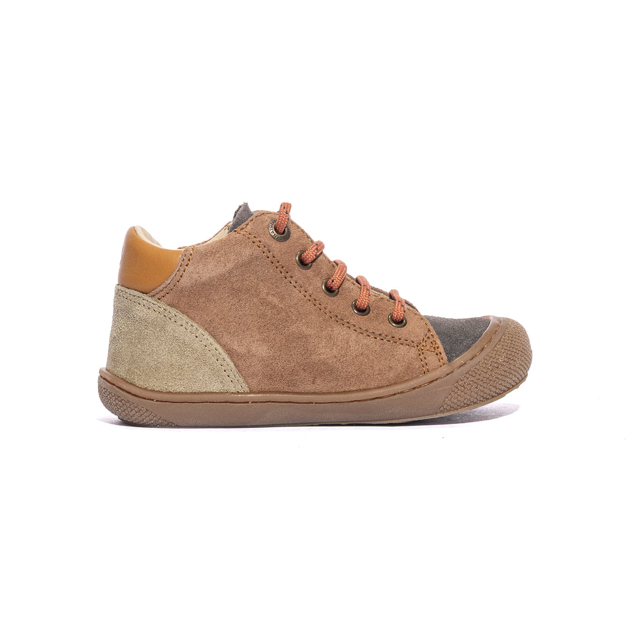 NATURINO 0012015282.30.1B09 ANTRACITE BROWN STONE Sneakers Bambino 