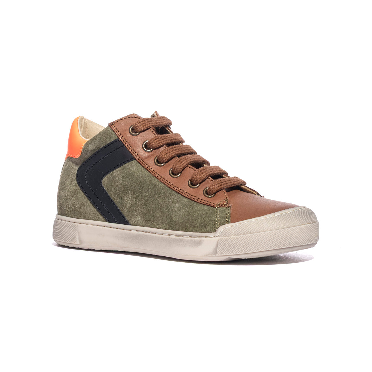 NATURINO 0012015412.19.3D69 CUOIO MILITARY Sneakers Bambino 