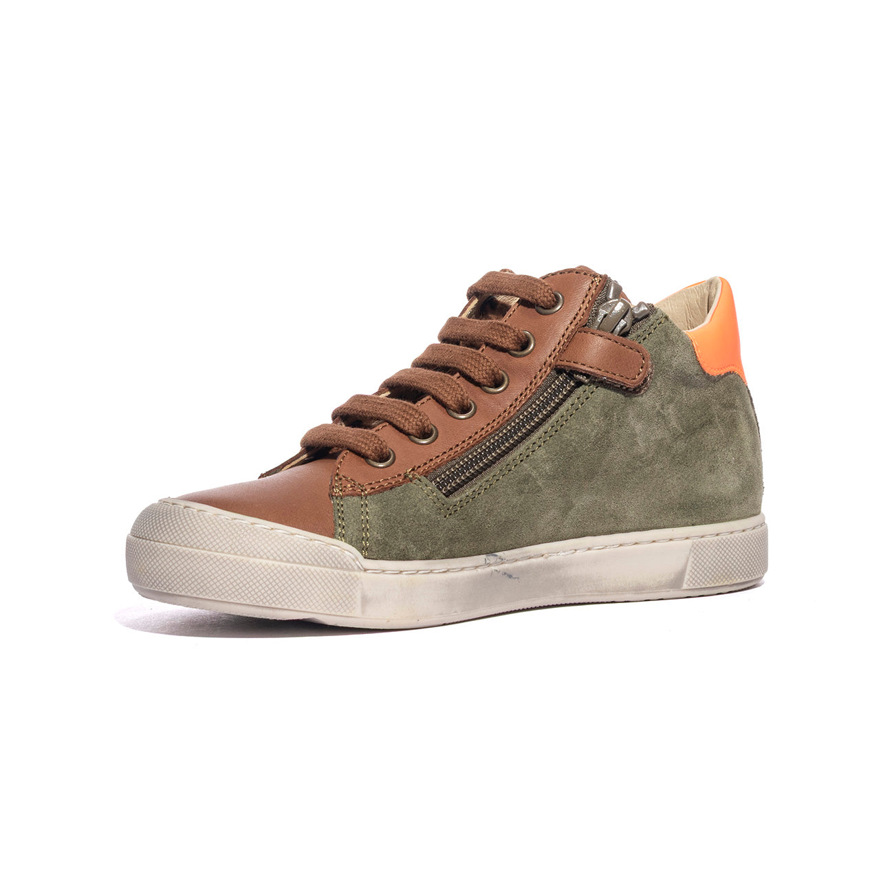 NATURINO 0012015412.19.3D69 CUOIO MILITARY Sneakers Bambino 