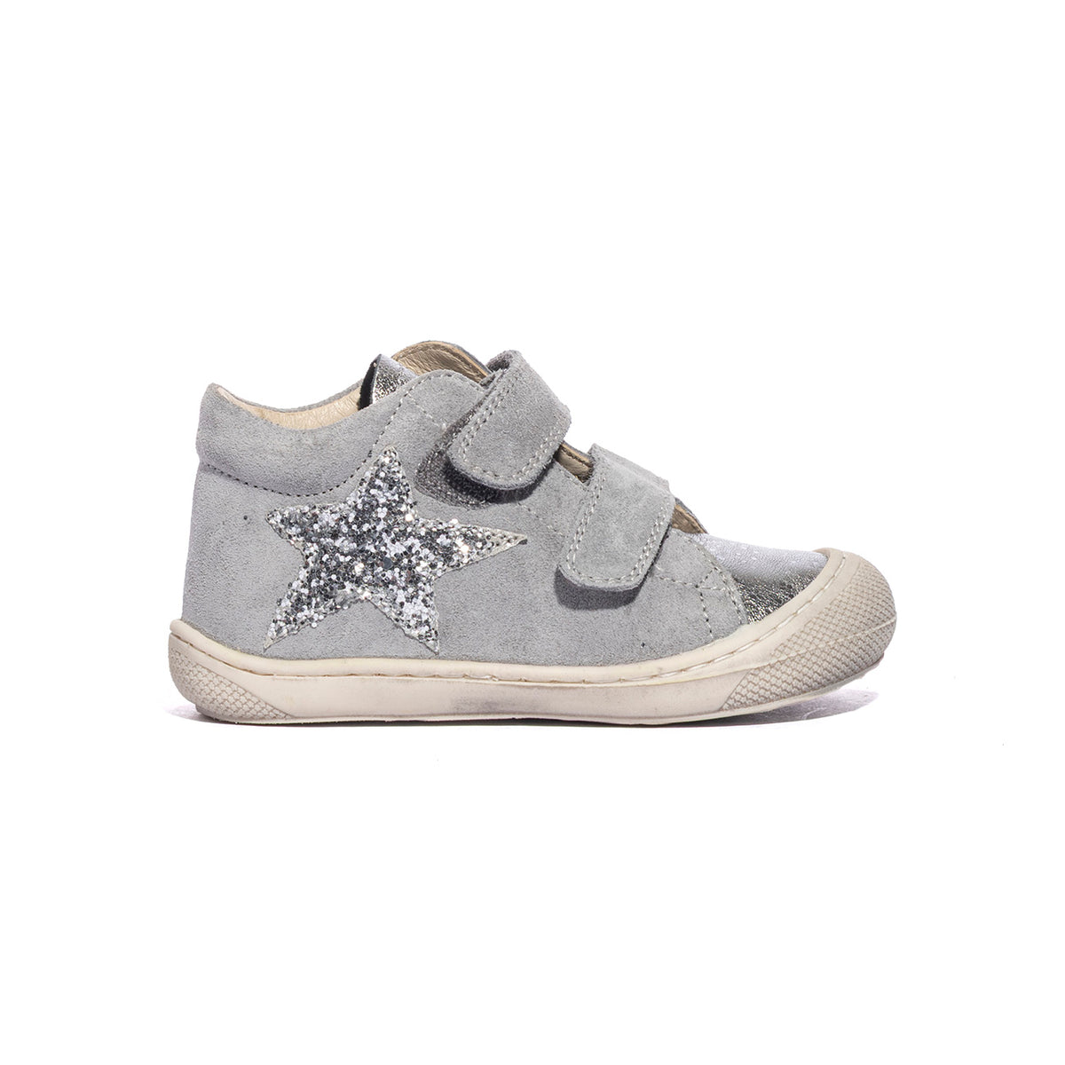 NATURINO 0012016590.05.1B24 GREY SILVER Sneakers Bambina 