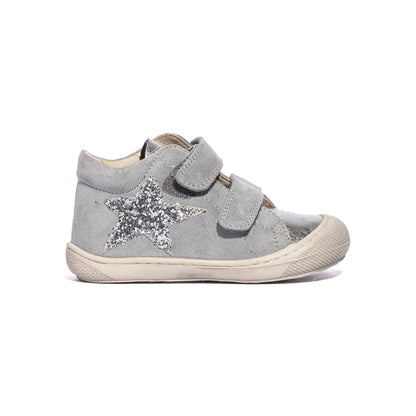NATURINO 0012016590.05.1B24 GREY SILVER Sneakers Bambina 