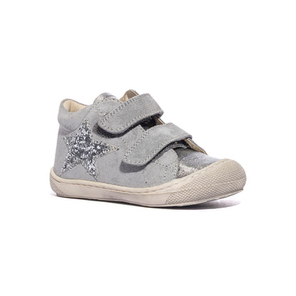 NATURINO 0012016590.05.1B24 GREY SILVER Sneakers Bambina 