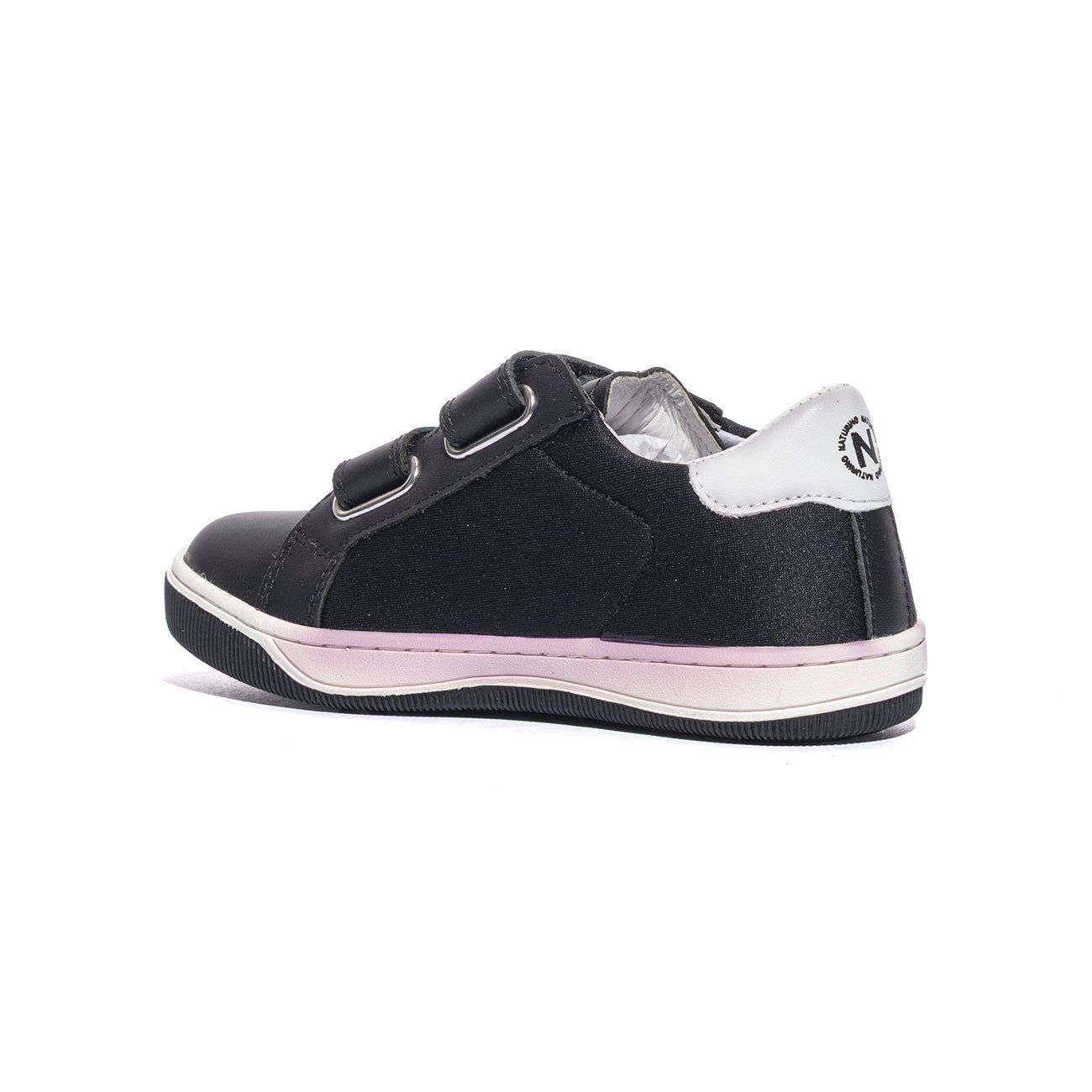 NATURINO 0012017091.02.1A06 BLACK WHITE Sneakers Bambino 
