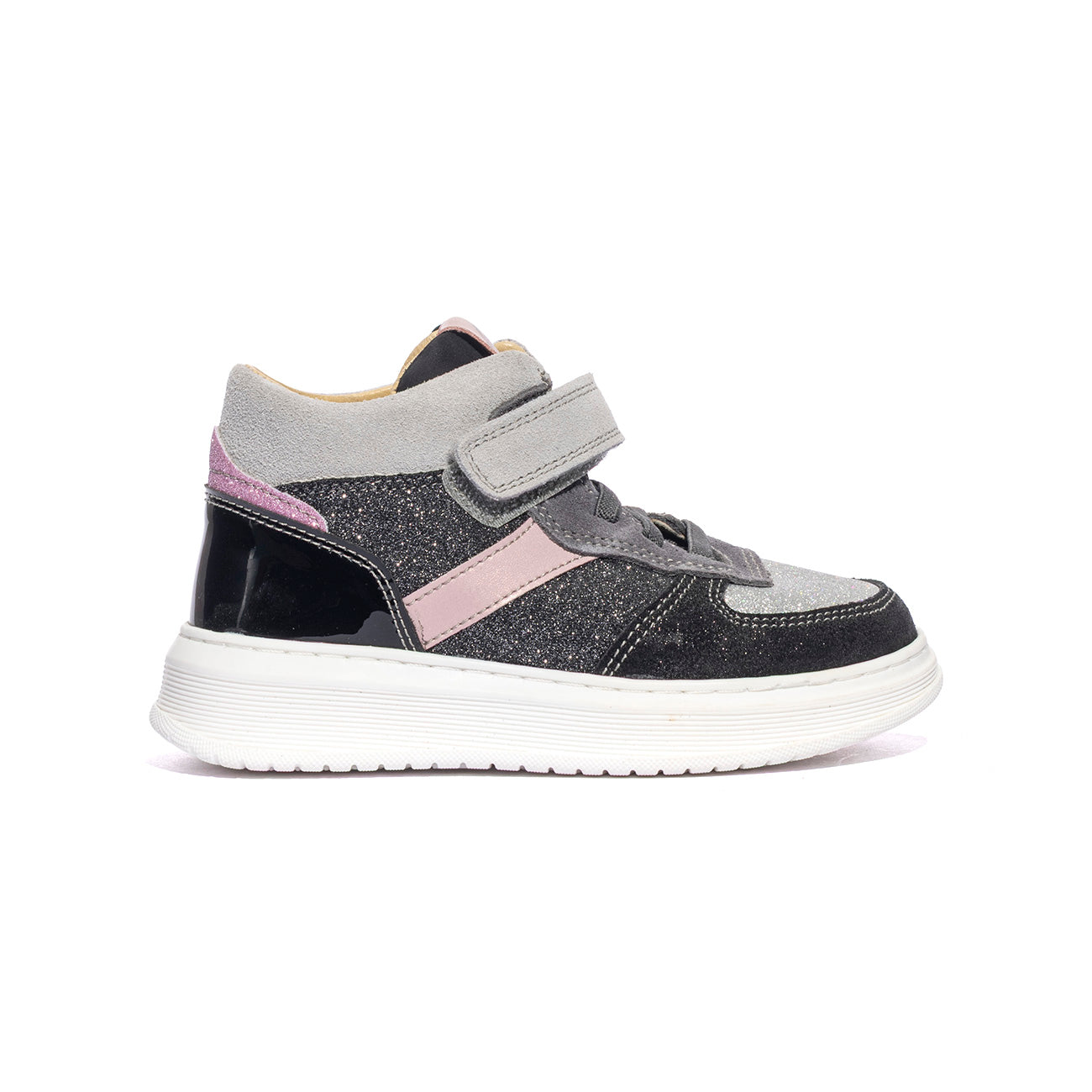 NATURINO 0012017103.03.1A02 BLACK SILVER Sneakers Bambina 