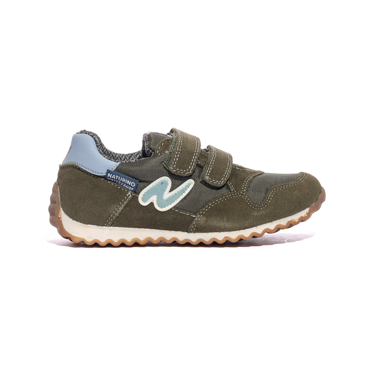 NATURINO 0012017852.01.1F27 MILITARY CELESTE Sneakers Bambino 