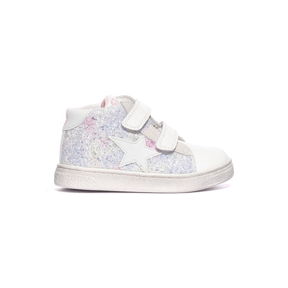 NATURINO 0012017857.28.2N86 WHITE MULTI Sneakers Bambina 