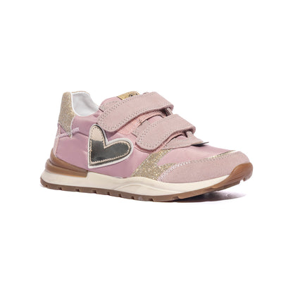 NATURINO 0012017869.20.1M97 CIPRIA ROSA PLATINO Sneakers Bambina 