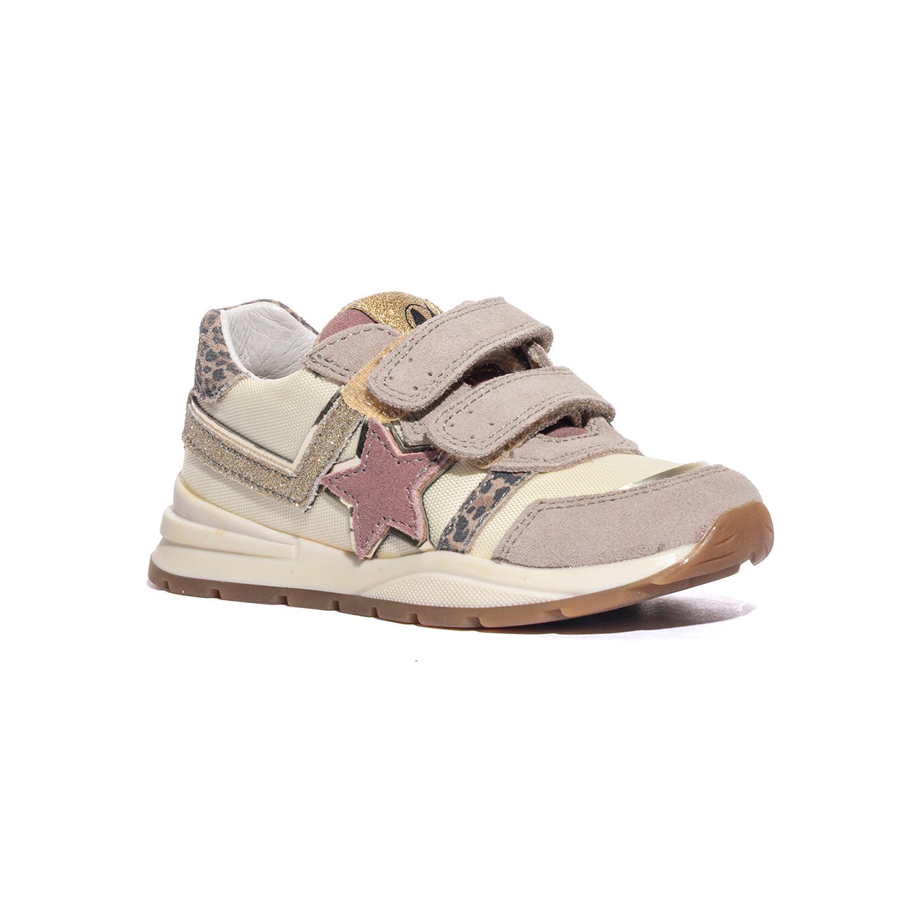 NATURINO 0012017870.03.1E18 BEIGE MILK ROSE Sneakers Bambina 