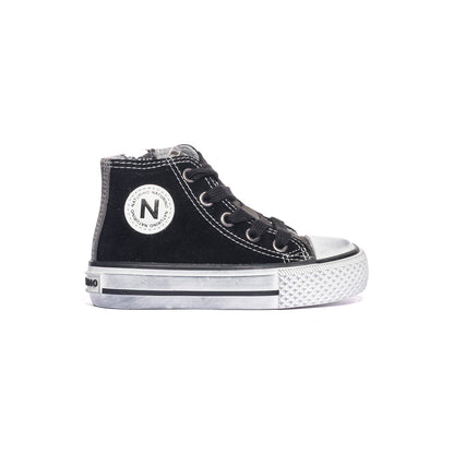 NATURINO 0012018270.25.1A01 BLACK ANTRACITE Sneakers Bambino 