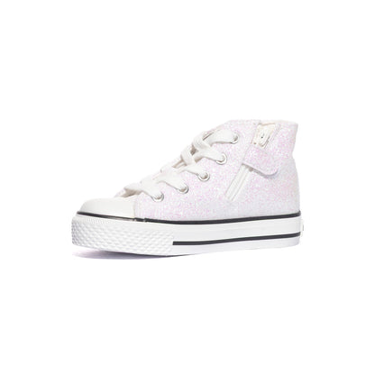 NATURINO 0012018270.27.0N07 WHITE IRID Sneakers Bambina 