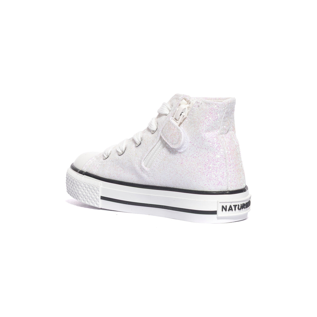NATURINO 0012018270.27.0N07 WHITE IRID Sneakers Bambina 