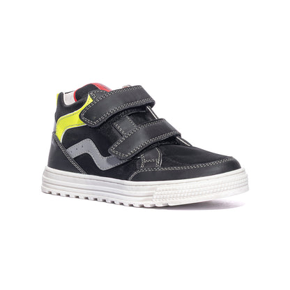 NATURINO 0012018592.02.1A25 BLACK YELLOW Sneakers Bambino 