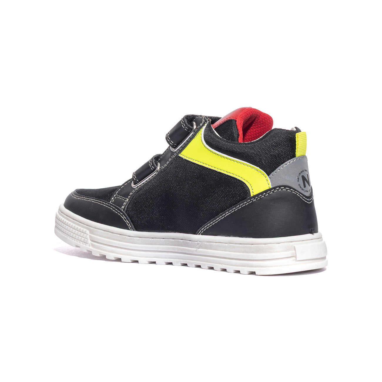 NATURINO 0012018592.02.1A25 BLACK YELLOW Sneakers Bambino 