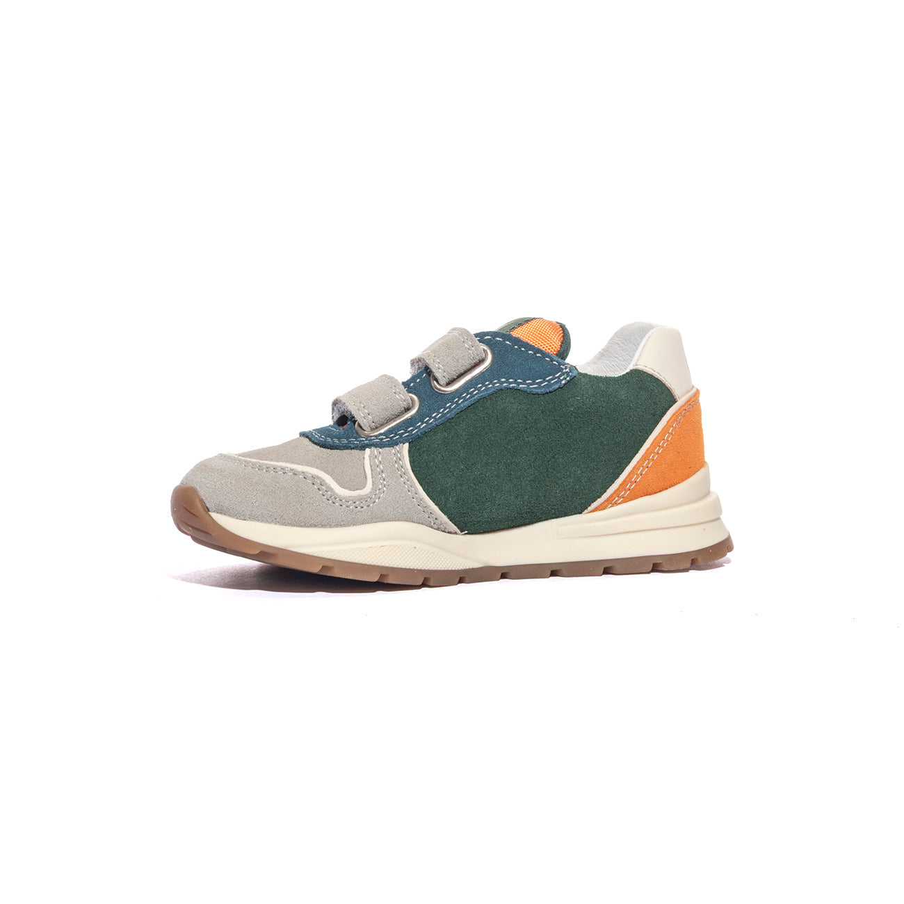 NATURINO 0012018599.01.1D88 TAUPE GREEN ORANGE Sneakers Bambino 