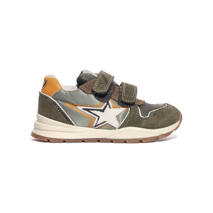 NATURINO 0012018599.02.1F66 MILITARY SAGE ZUCCA Sneakers Bambino 