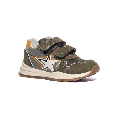 NATURINO 0012018599.02.1F66 MILITARY SAGE ZUCCA Sneakers Bambino 