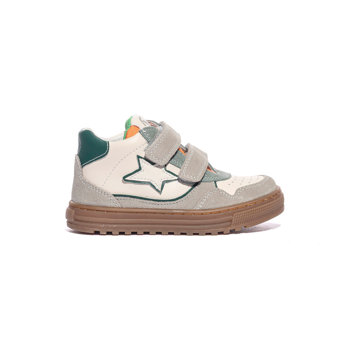 NATURINO 0012018618.01.2D79 TAUPE MILK SAGE Sneakers Bambino 