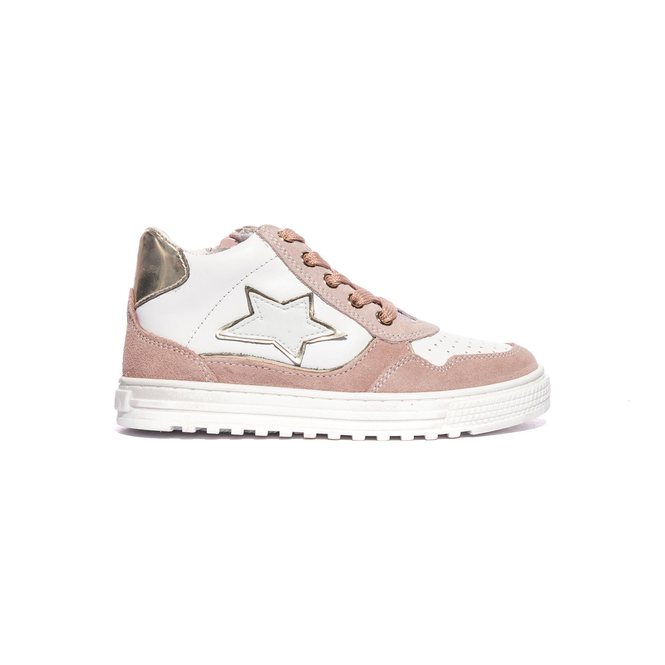 NATURINO 0012018619.01.1M75 ROSE WHITE Sneakers Bambina 