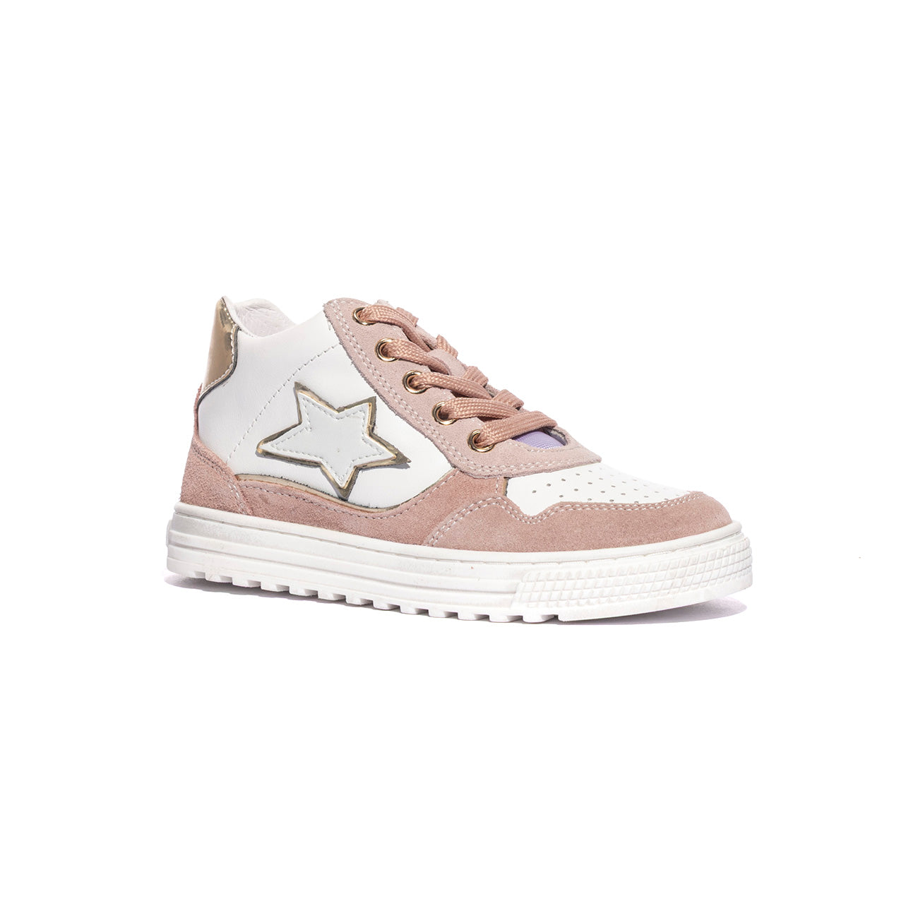 NATURINO 0012018619.01.1M75 ROSE WHITE Sneakers Bambina 