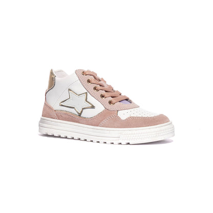 NATURINO 0012018619.01.1M75 ROSE WHITE Sneakers Bambina 