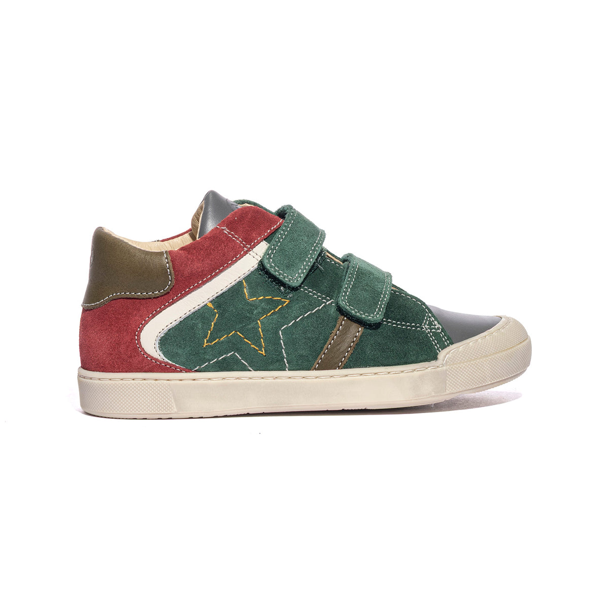 NATURINO 0012018869.01.1B96 ANTRACITE GREEN GRANATA Sneakers Bambino 