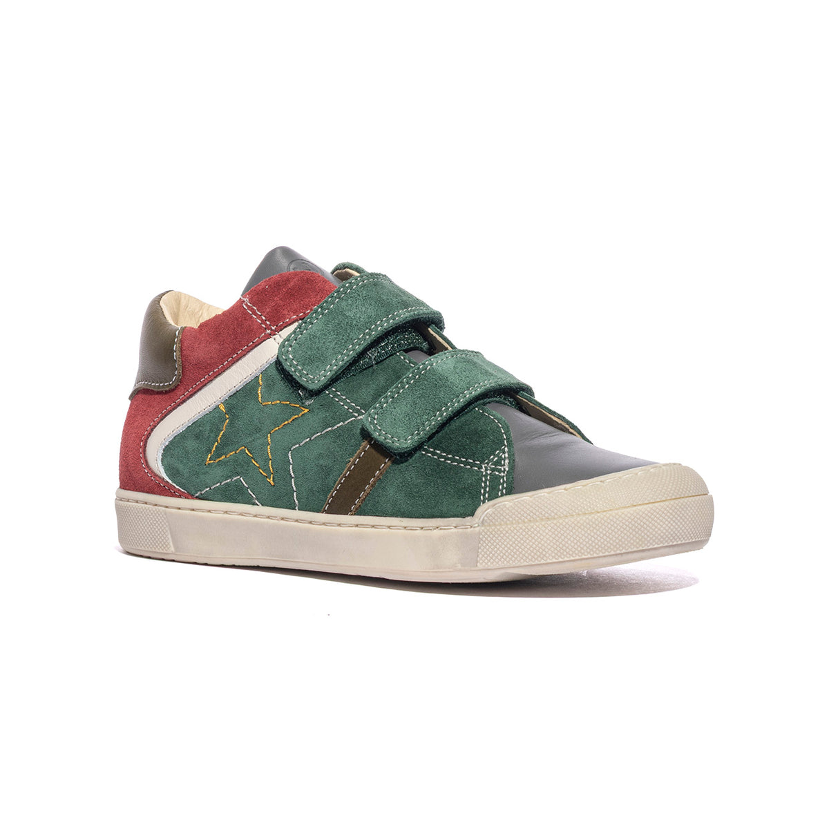 NATURINO 0012018869.01.1B96 ANTRACITE GREEN GRANATA Sneakers Bambino 