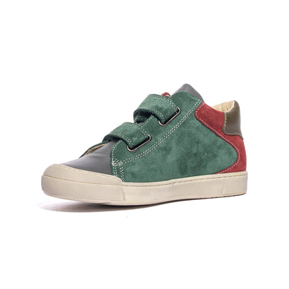 NATURINO 0012018869.01.1B96 ANTRACITE GREEN GRANATA Sneakers Bambino 