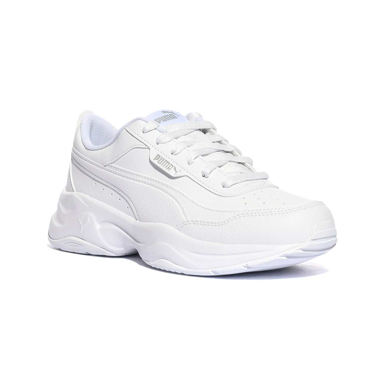 PUMA 371125-02 WHITE SILVER Sneakers Donna 