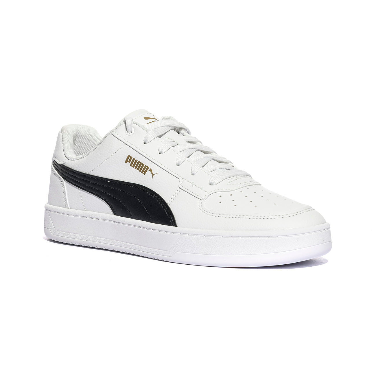 PUMA 392290-03 WHITE BLACK GOLD Sneakers Uomo 