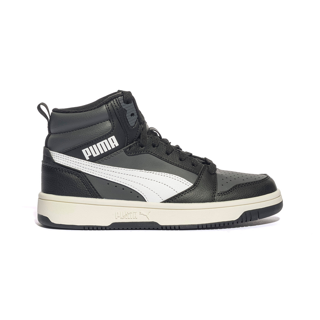PUMA 393831-29 BLACK WHITE GREY Sneakers Donna 