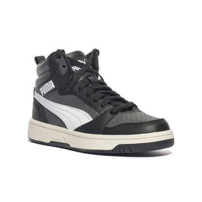 PUMA 393831-29 BLACK WHITE GREY Sneakers Donna 