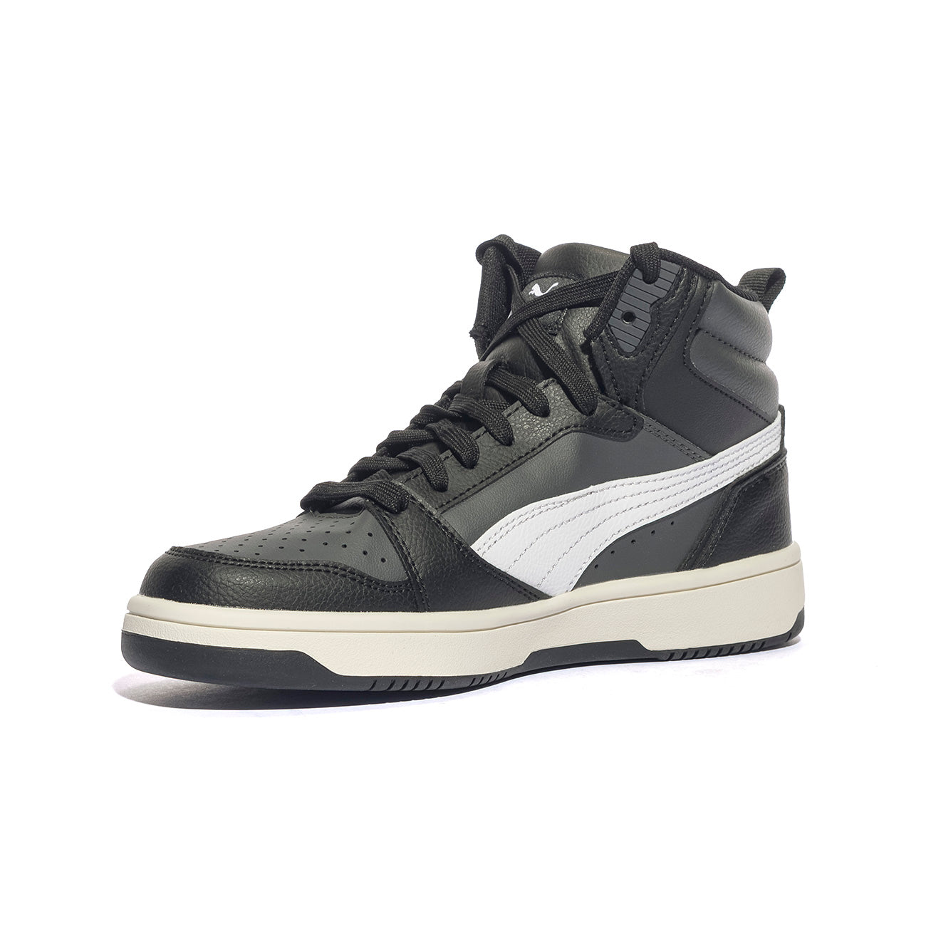 PUMA 393831-29 BLACK WHITE GREY Sneakers Donna 