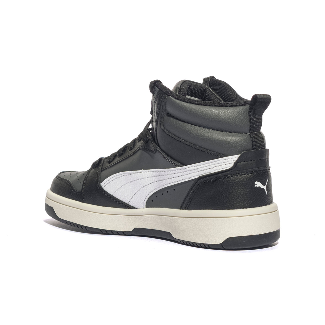 PUMA 393831-29 BLACK WHITE GREY Sneakers Donna 