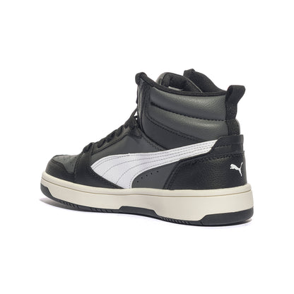 PUMA 393831-29 BLACK WHITE GREY Sneakers Donna 