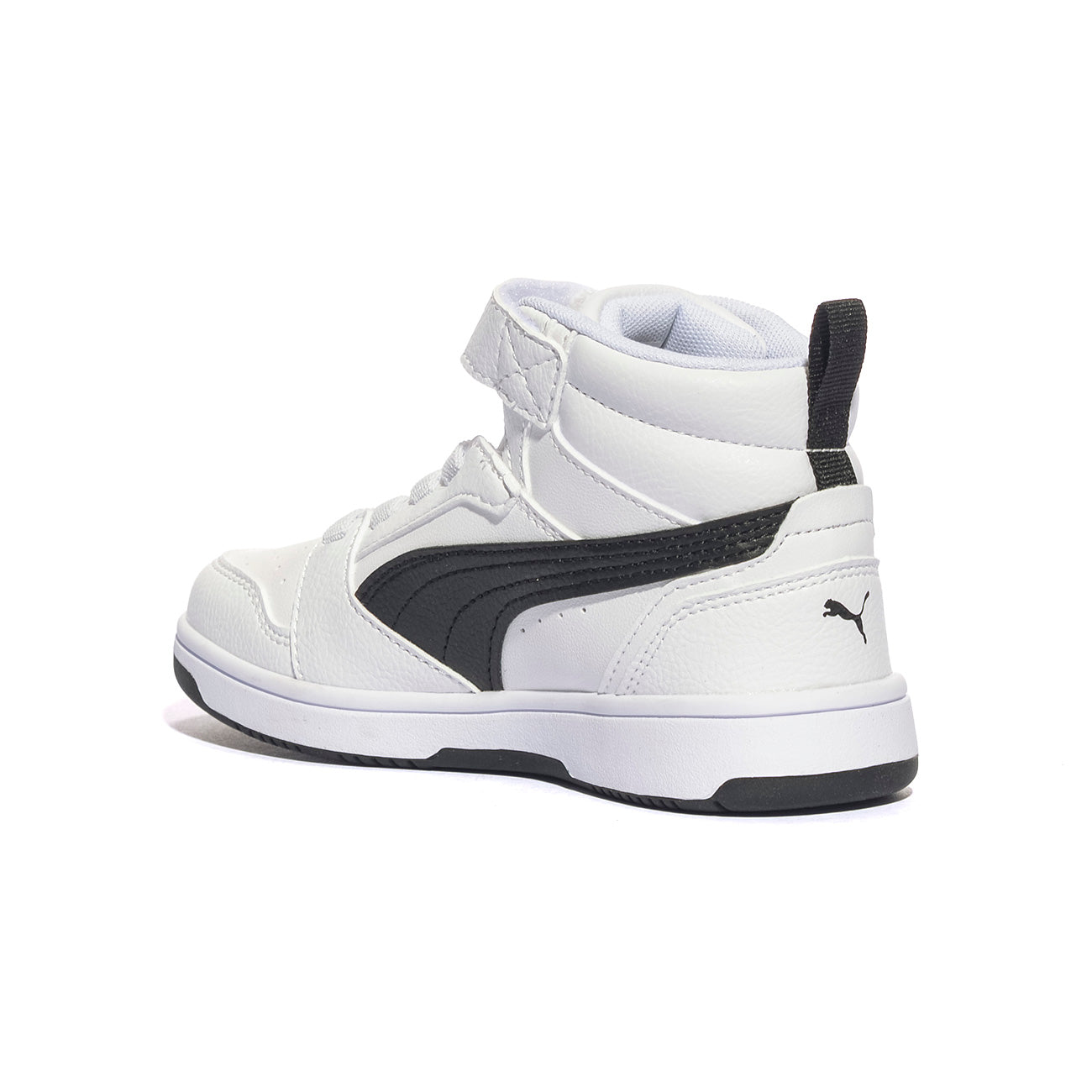 PUMA 393832-02 WHITE BLACK Sneakers Bambino 