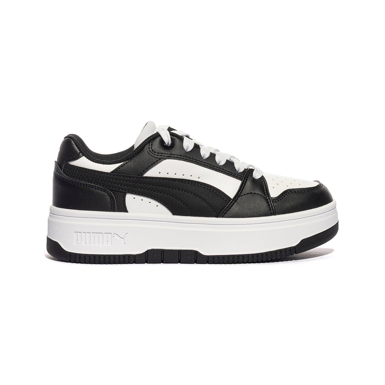 PUMA 402592-02 WHITE BLACK Sneakers Donna 